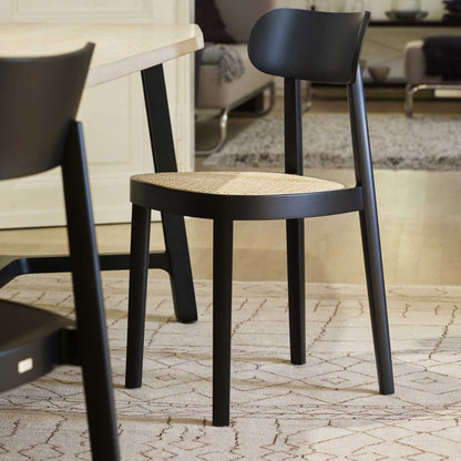 118 Side Chair | Black Stained Beech Frame