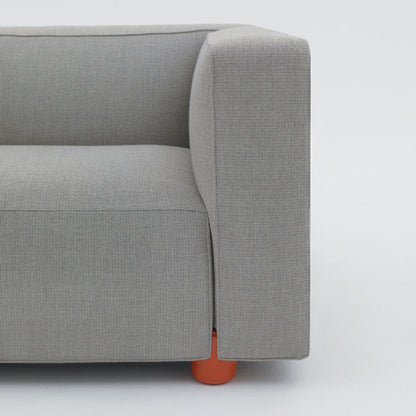 Lounge LH Asymmetric Sofa | Charcoal 13 West Fabric Upholstery