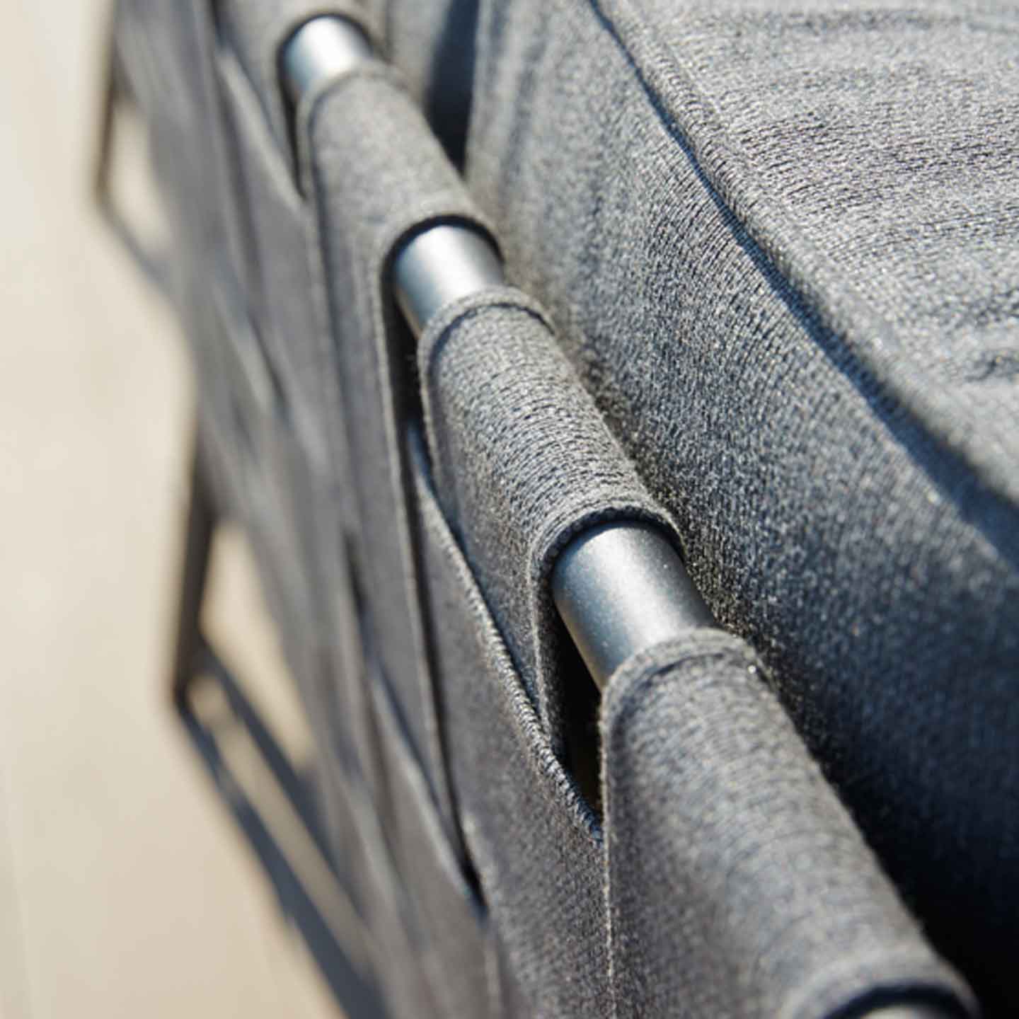 Conic Lounge Chair | Light Grey Air Touch Fabric