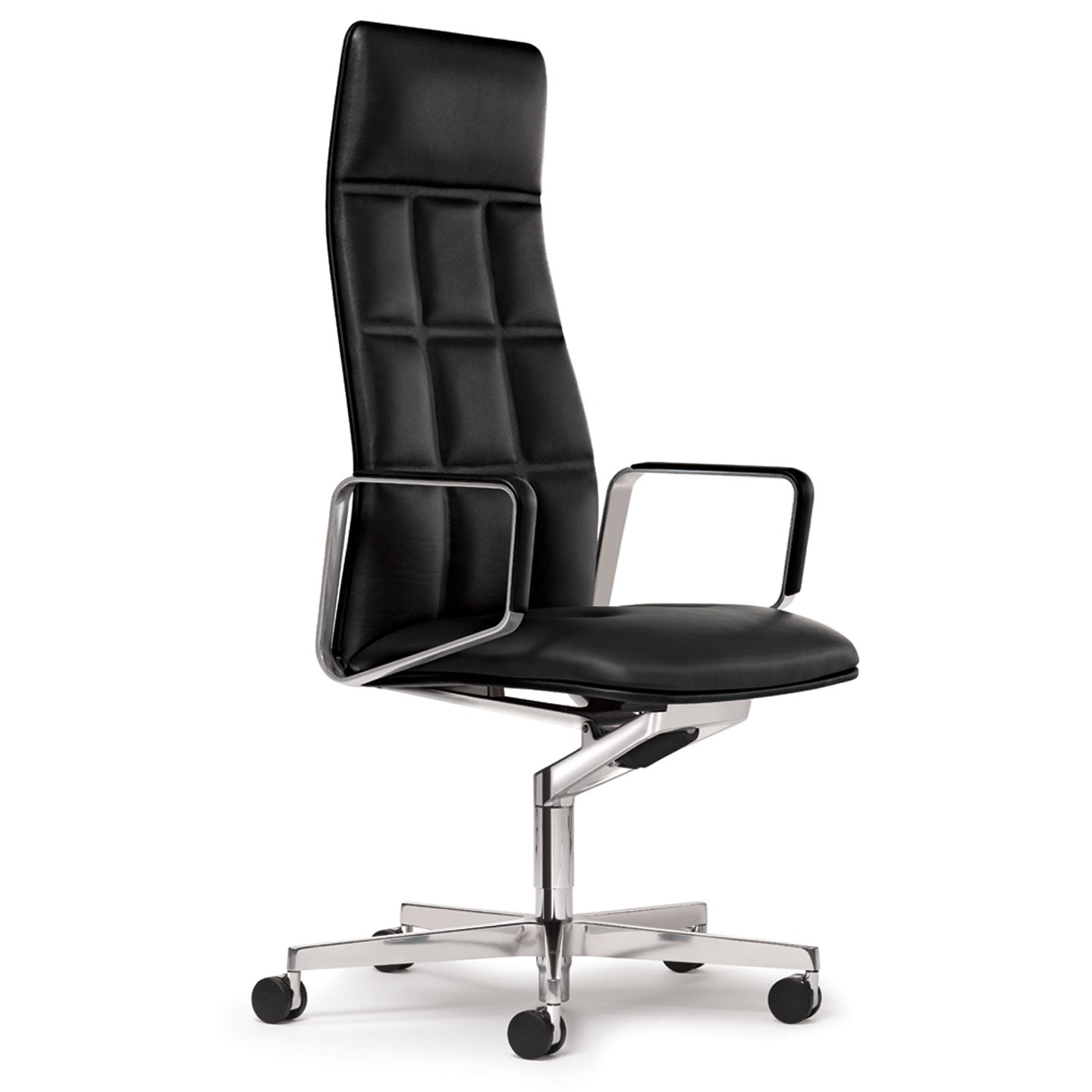 Leadchair Executive High Back | Black 1300 Select Leather