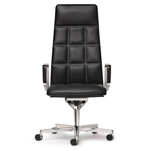 Leadchair Executive High Back | Black 1300 Select Leather