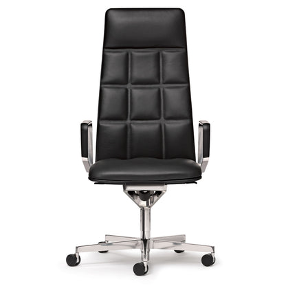 Leadchair Executive High Back | Black 1300 Select Leather