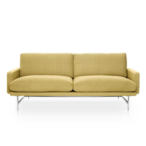 Lissoni 2 Seat Sofa PL112 | Fame 62068 Curry Upholstery