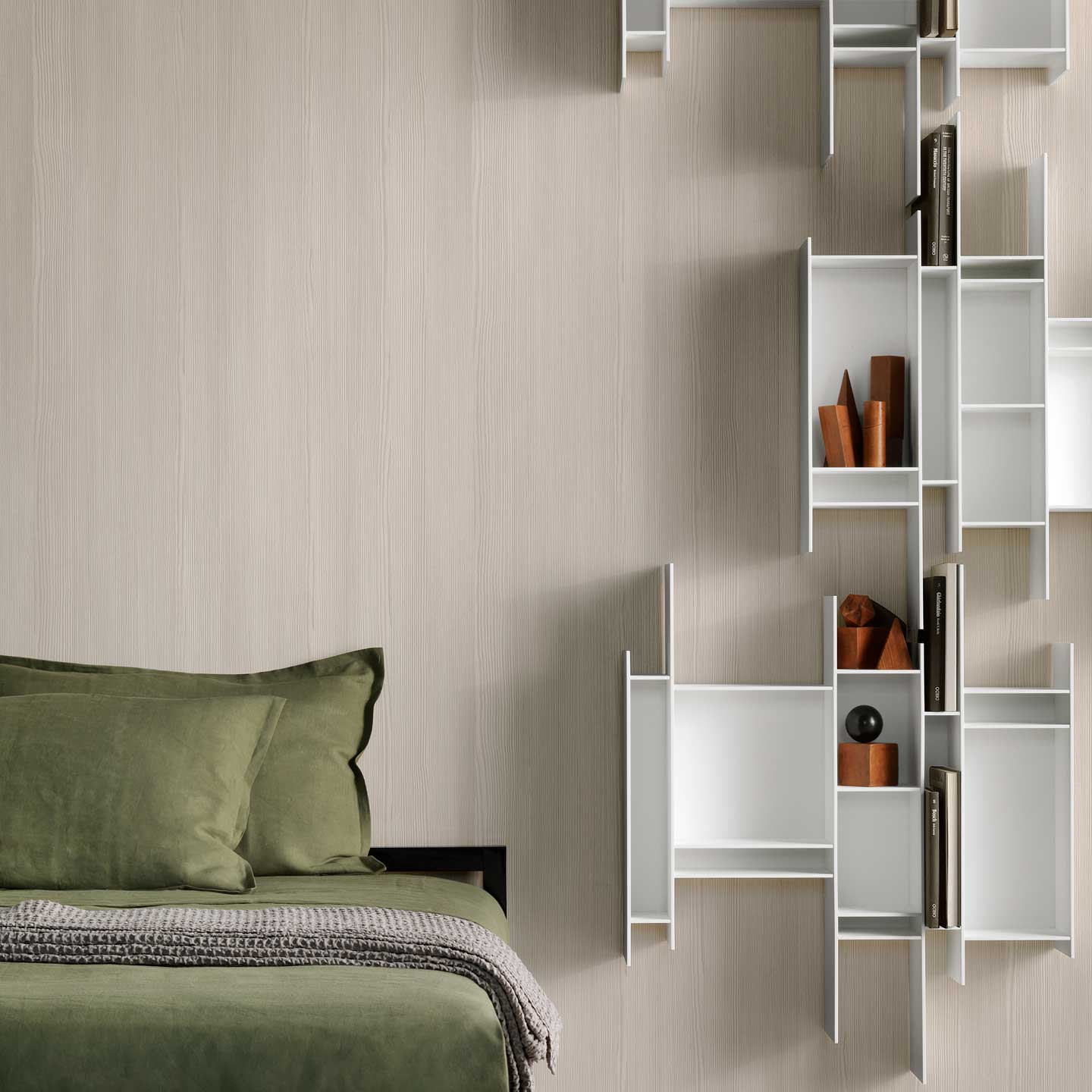 Randomito Shelving | White Lacquer
