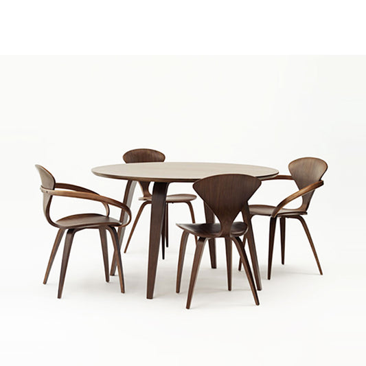 Cherner Armchair | Classic Walnut Veneer Seat and Back