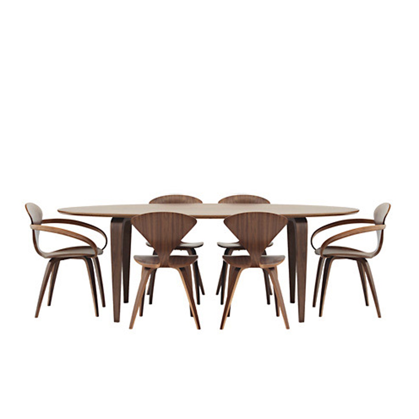 Cherner Chair | Classic Walnut Veneer Seat and Back