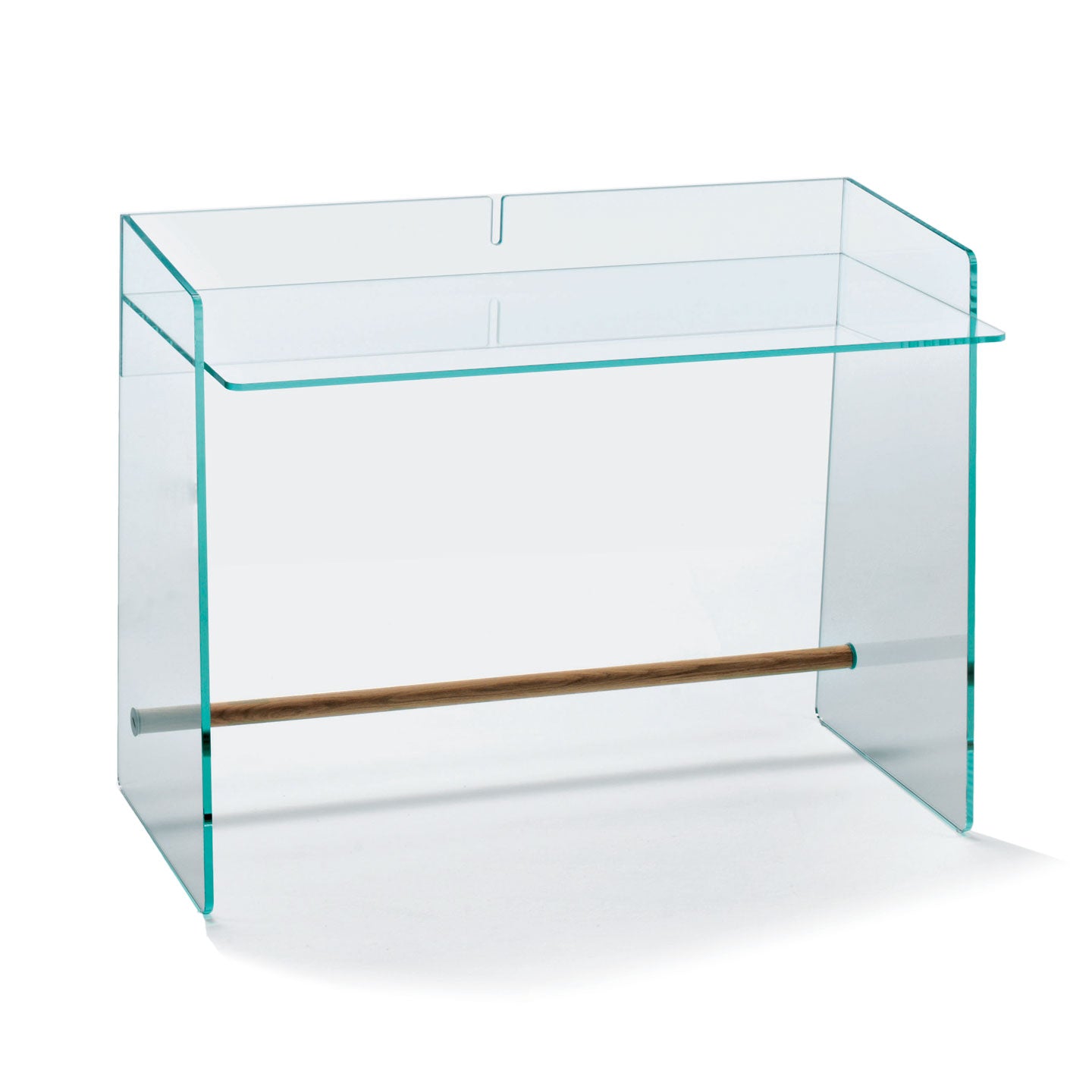 Pirandello Large Dressing Table | Extralight Transparent Glass