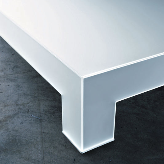 Atlantis Square Low Table | Extralight Transparent Glass