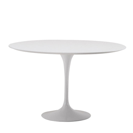 Saarinen Outdoor Round Table | White Acrylic Stone Top