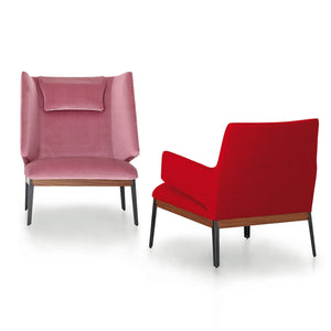 Hug Armchair | Mid Brown Rubina 2 Leather