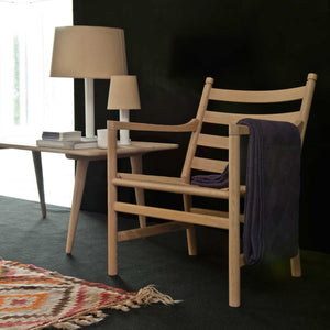 CH44 Lounge Chair | Oiled Oak Frame