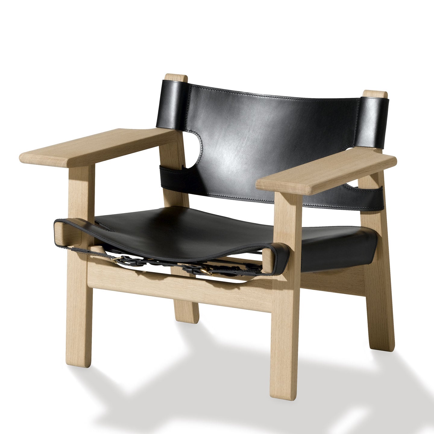 The Spanish Chair | Black Leather