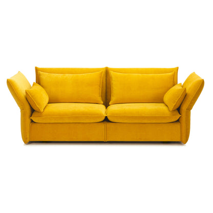 Mariposa 2 1/2 Seat Sofa | Iroko 01 Lemon Upholstery