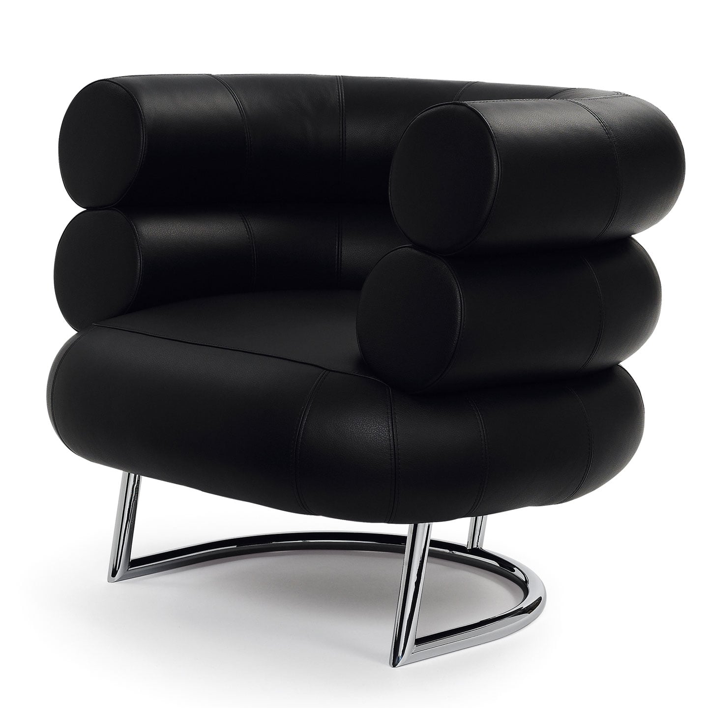 Eileen Gray Bibendum Chair | Black Elmosoft Leather 99999