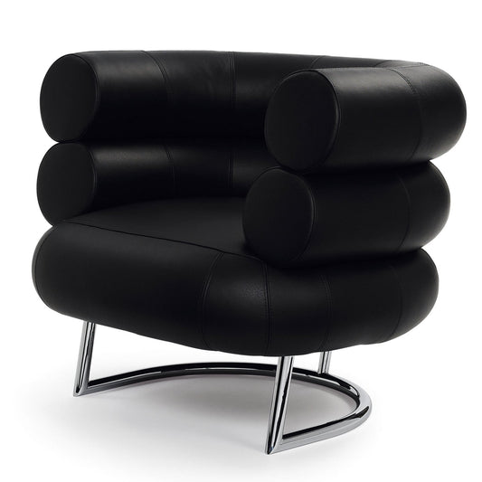 Eileen Gray Bibendum Chair | Black Elmosoft Leather 99999