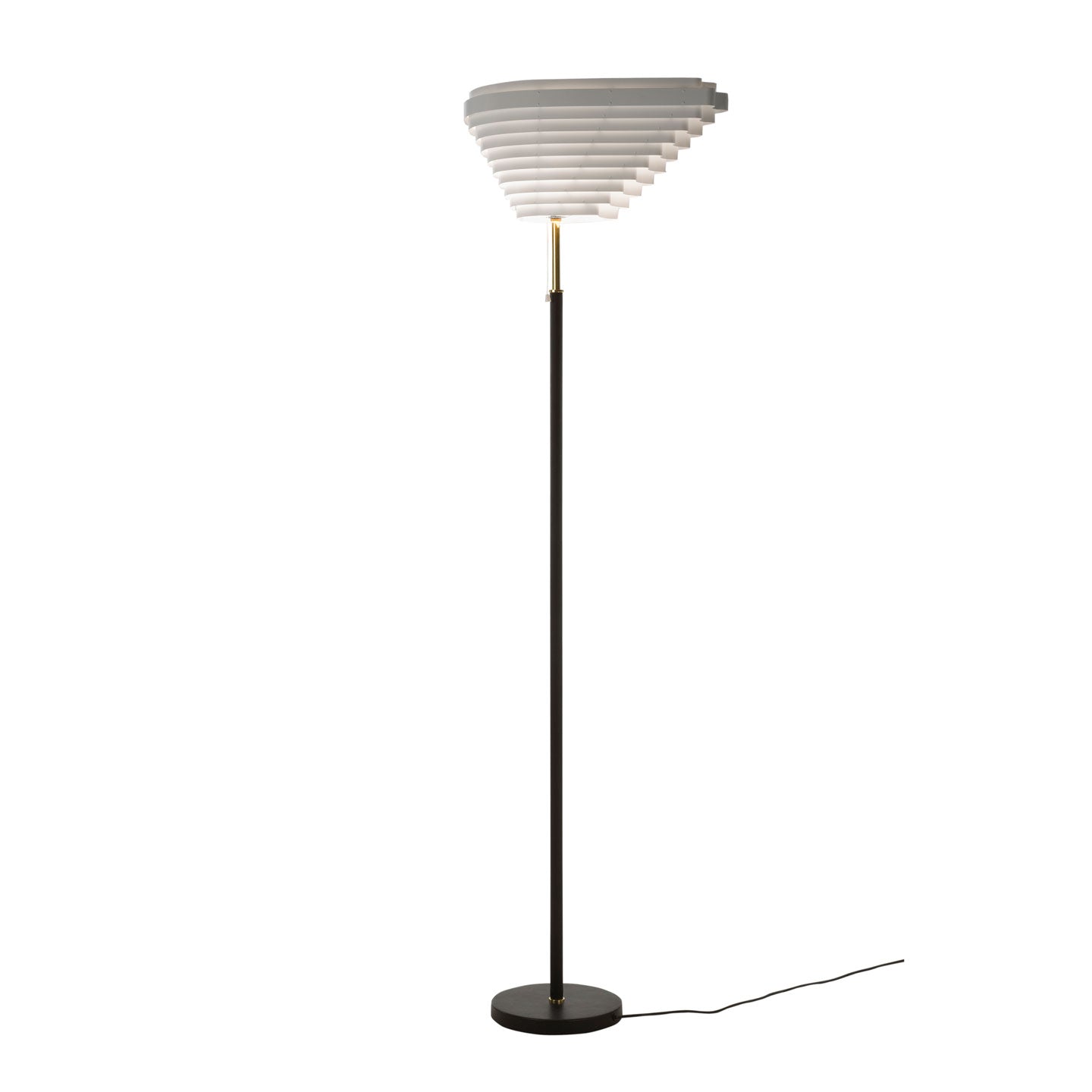 A805 Floor Lamp | White Lacquered Shade