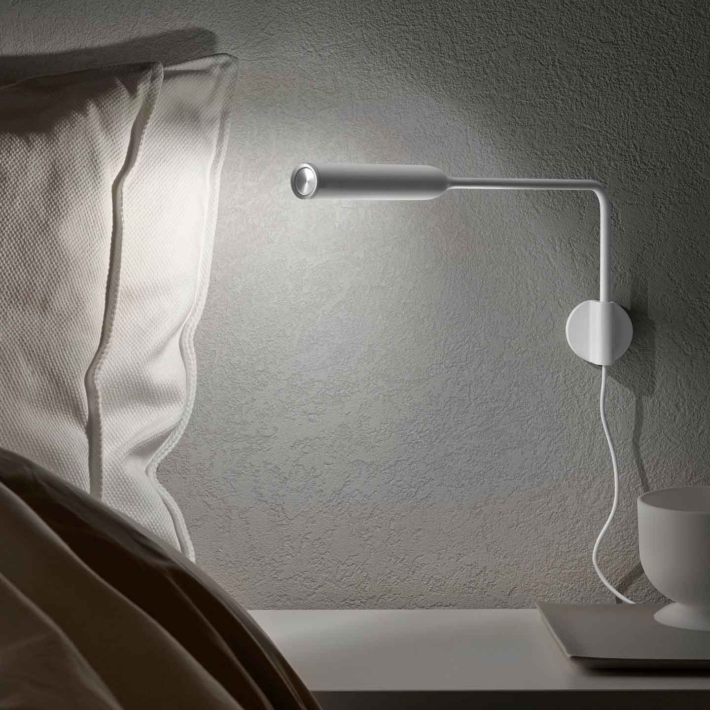 Flo Wall Light - Cabled | Matt White