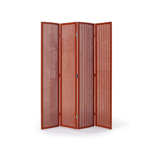 Eileen Gray Folding Screen | Red Lacquer
