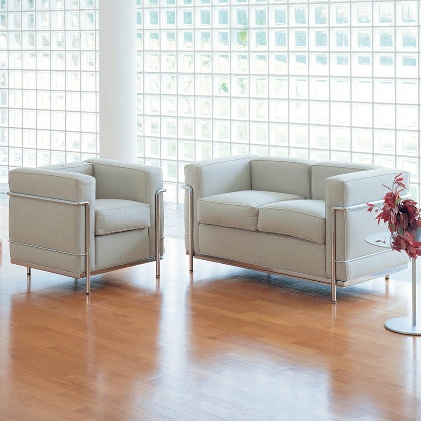 2 Grand Confort Petit Mod 2 Seat | White Leather 13X415