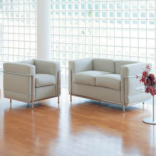 2 Grand Confort Petit Mod 2 Seat | White Leather 13X415