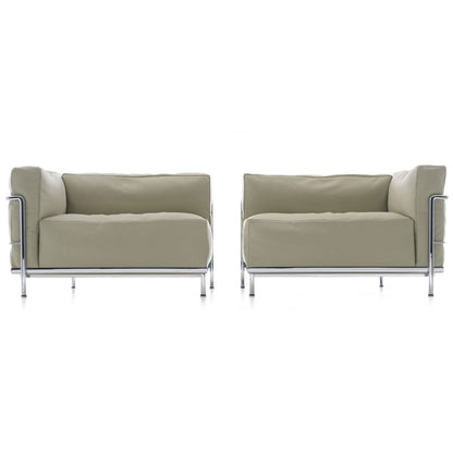 3 Grand Confort Méridienne | White Leather 13X415