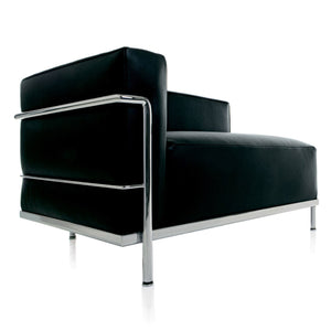 3 Grand Confort Méridienne | Graphite Leather 13X414