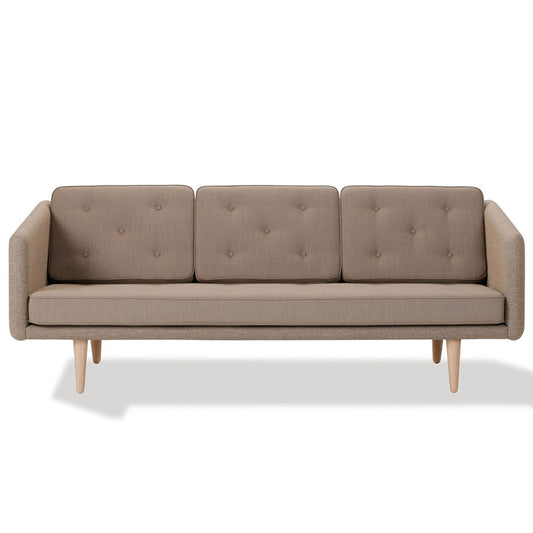 No 1 Three Seat Sofa | Remix 233 Light Brown Seat and Back Cushions