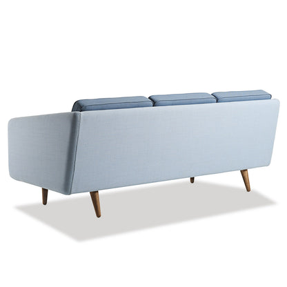 No 1 Three Seat Sofa | Remix 233 Light Brown Seat and Back Cushions