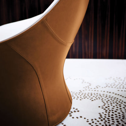 Derby Swivel Armchair | Cream Vale 24801 Fabric Inner Covers