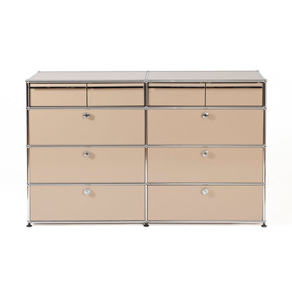 USM Bedroom Chest | Beige Lacquer Panels