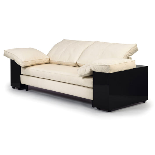 Eileen Gray Lota Sofa | Beige Cotton Upholstery