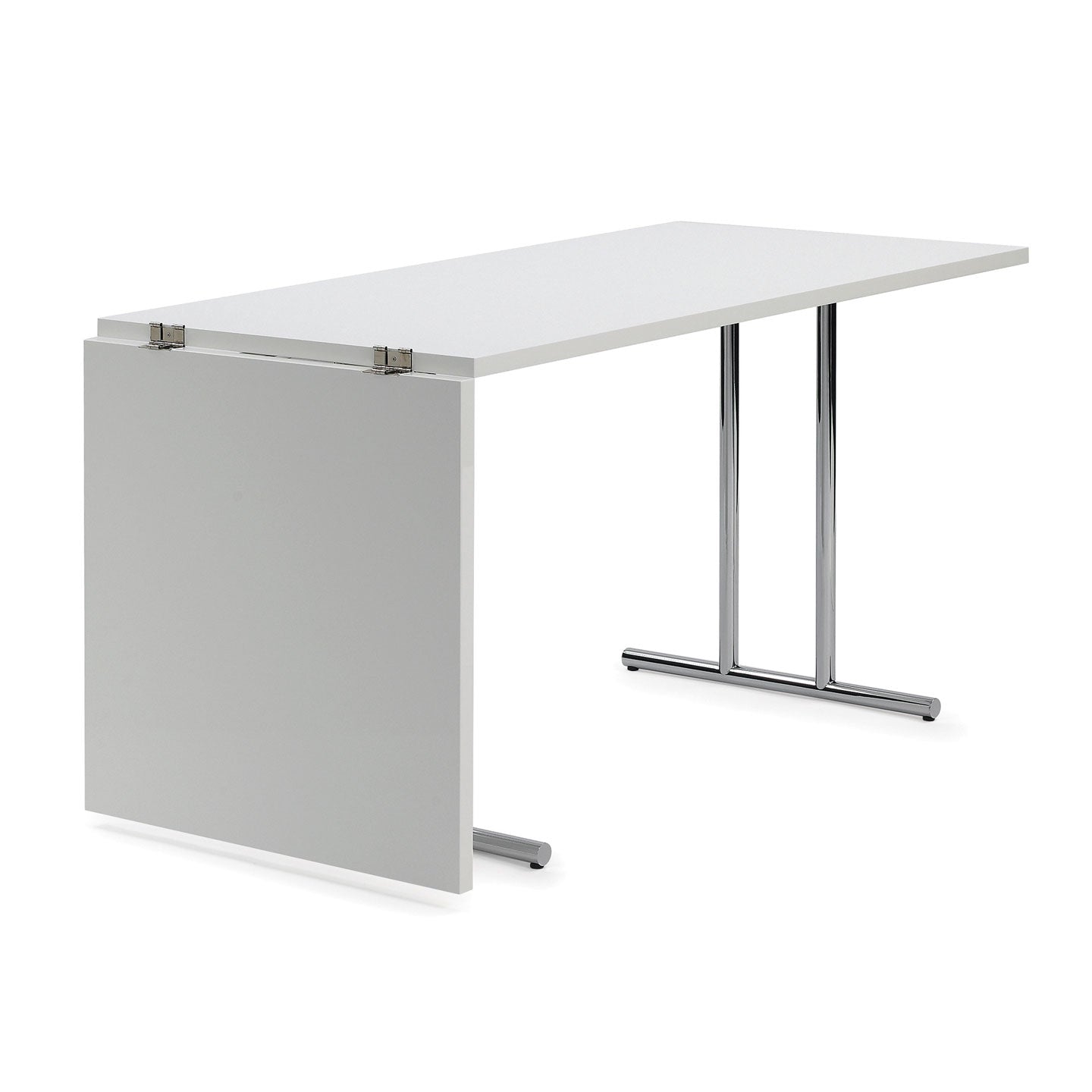 Eileen Gray Lou Perou Table | Glossy White Lacquer