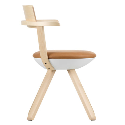 Rival High Back Chair | Natural Lacquered Birch