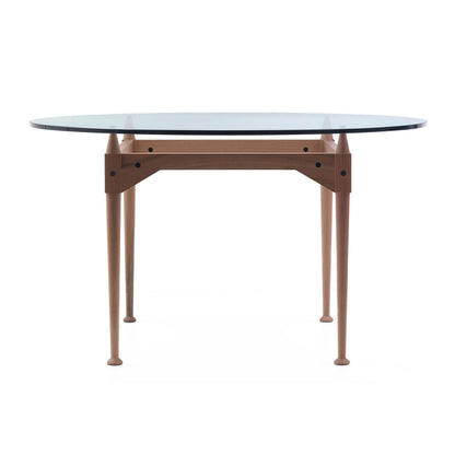 TL3 Round Table 130cm | Clear Glass Top