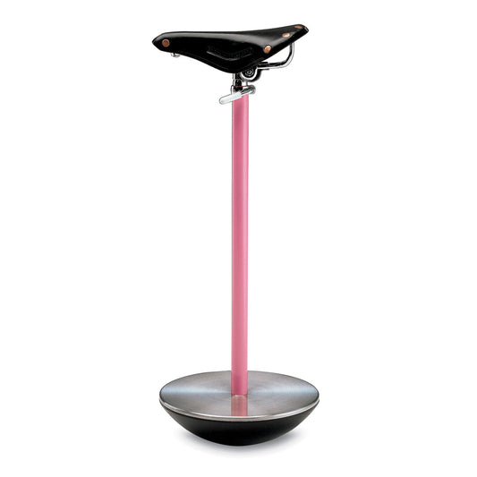 Sella Stool | BLack Leather Saddle