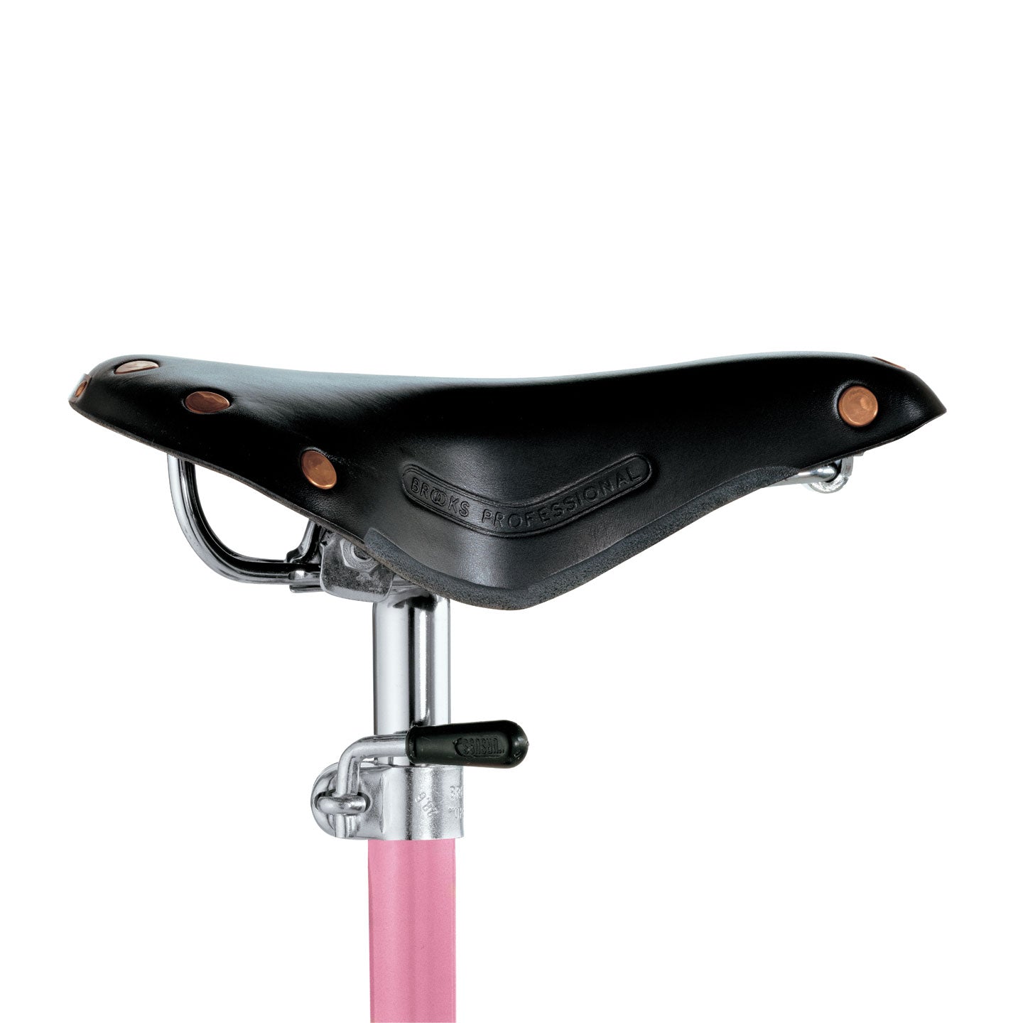 Sella Stool | BLack Leather Saddle