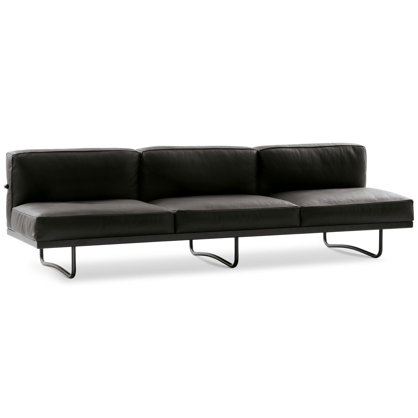 5 Canapé Apartment le Corbusier | Graphite Leather 13X414