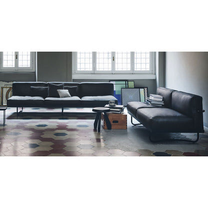 5 Canapé Apartment le Corbusier | Graphite Leather 13X414