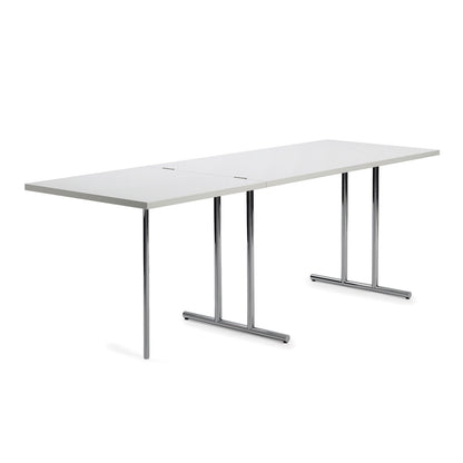 Eileen Gray Lou Perou Table | Glossy White Lacquer