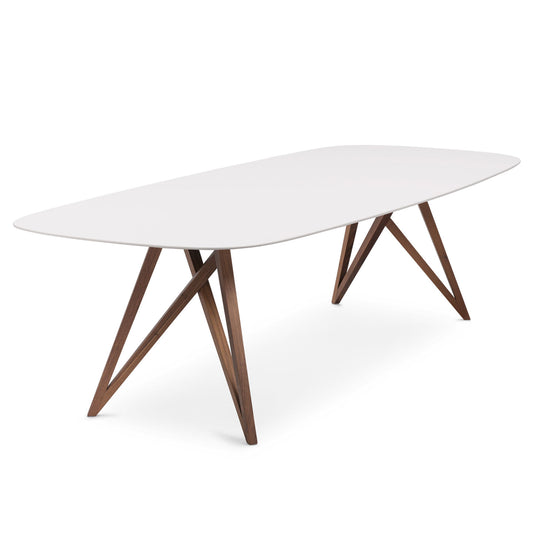 Seito Table 240cm | White Quartz Stone Top