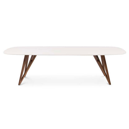 Seito Table 240cm | White Quartz Stone Top