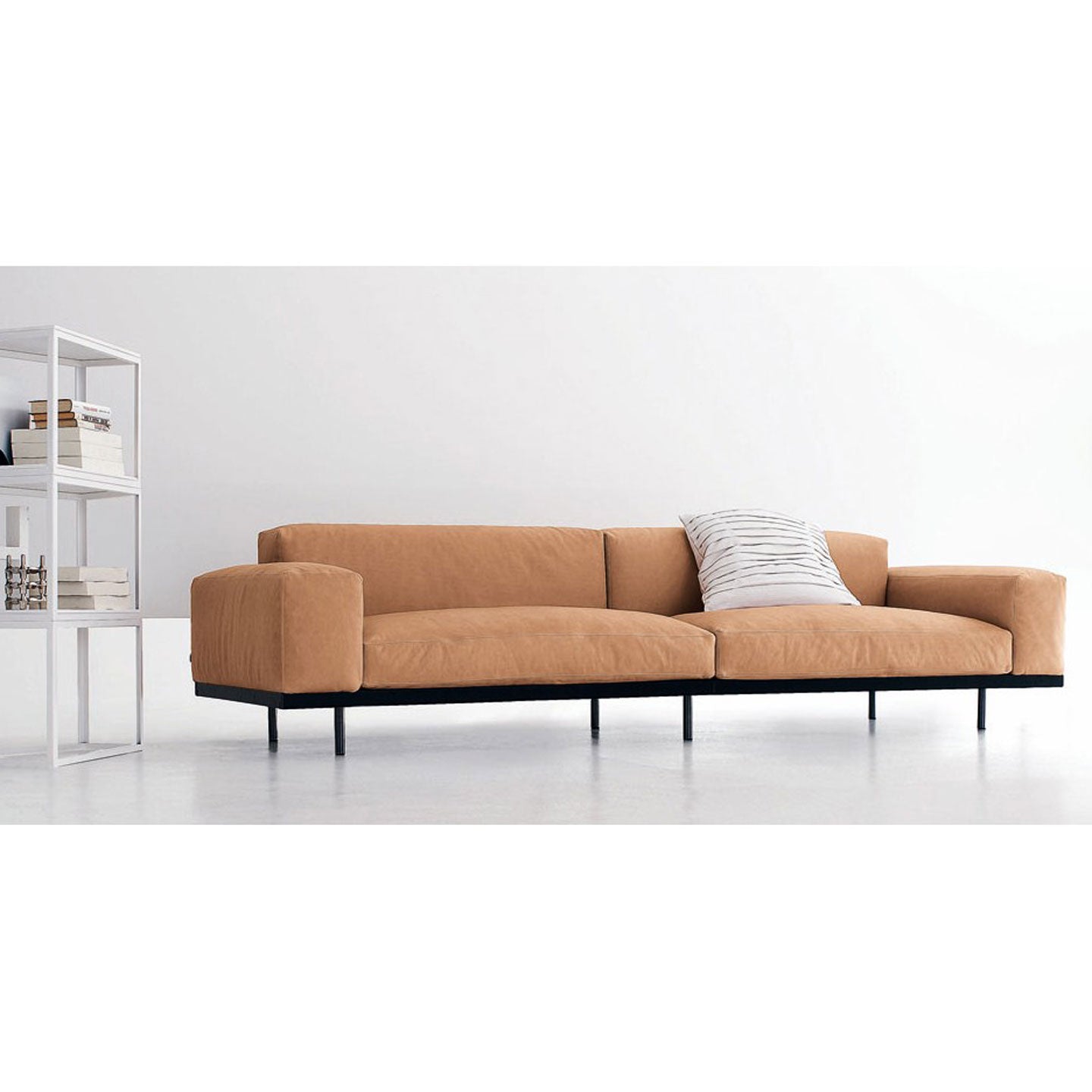 Naviglio Sofa 246cm | Chocolate Ambra 11 Leather