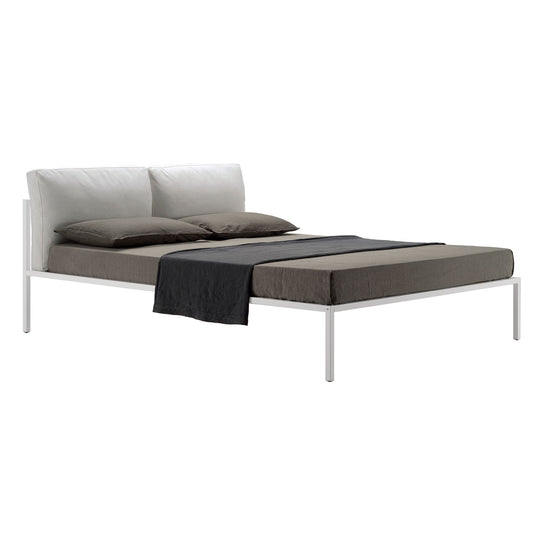 Nyx Upholstered Bed Frame | Ecru 27702 Vins Fabric Headboard