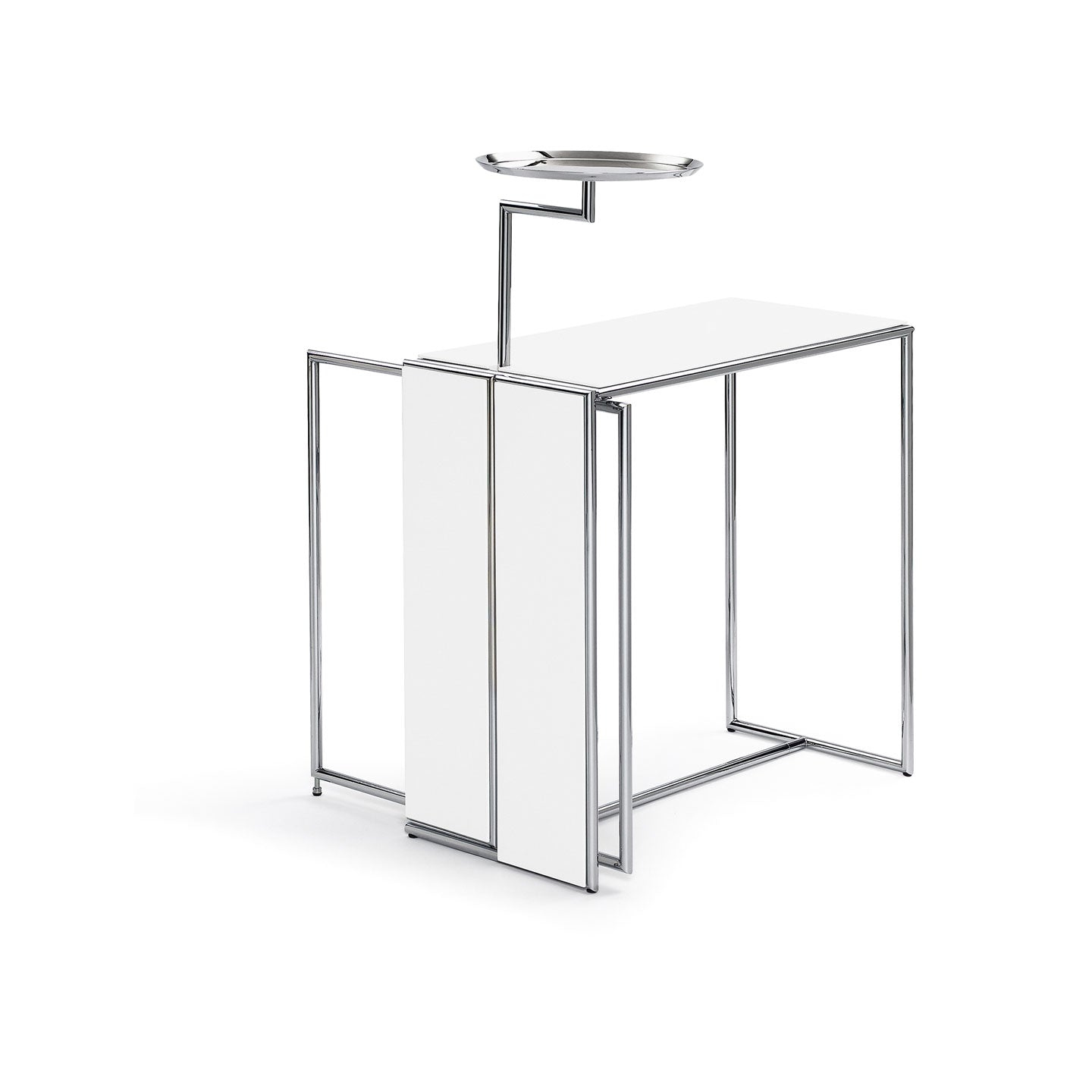 Eileen Gray Rivoli Table | White Lacquer