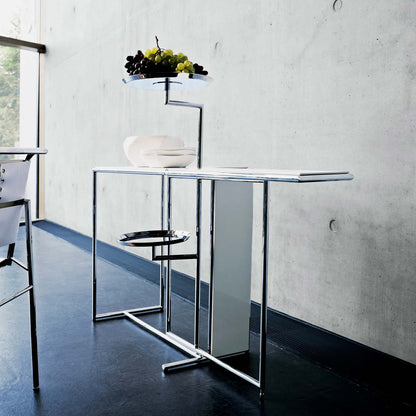 Eileen Gray Rivoli Table | White Lacquer