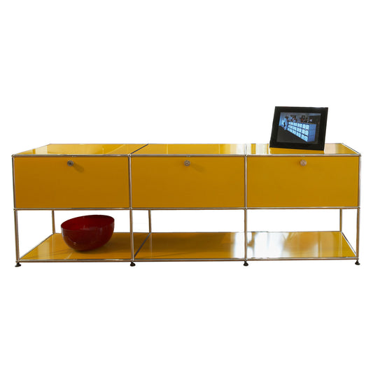 USM Wide Sideboard | Yellow Lacquer Panels