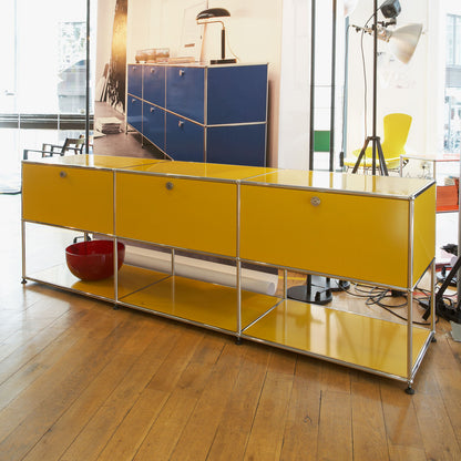 USM Wide Sideboard | Yellow Lacquer Panels