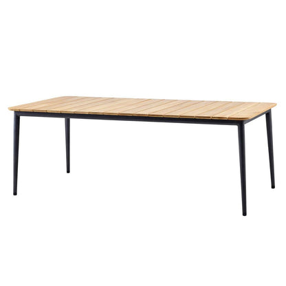 Core Table 210cm | Lava Grey Aluminium