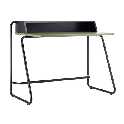 S1200 Secretaire | Reed Green Surface with Black Ash Cabinet