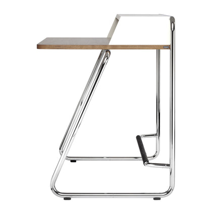 S1200 Secretaire | Lacquered Oak Surface with White Cabinet